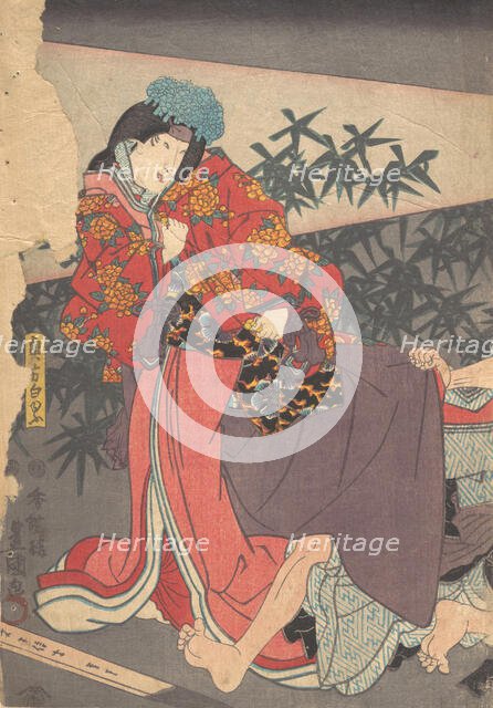 Print, 19th century., 19th century. Creator: Utagawa Kunisada.
