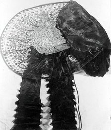 Headdress, Germany, 19th century. Creator: Unknown.