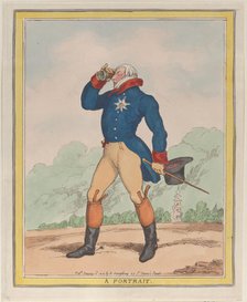 A Portrait (Duke of Cumberland), January 10, 1812., January 10, 1812. Creator: Thomas Rowlandson.