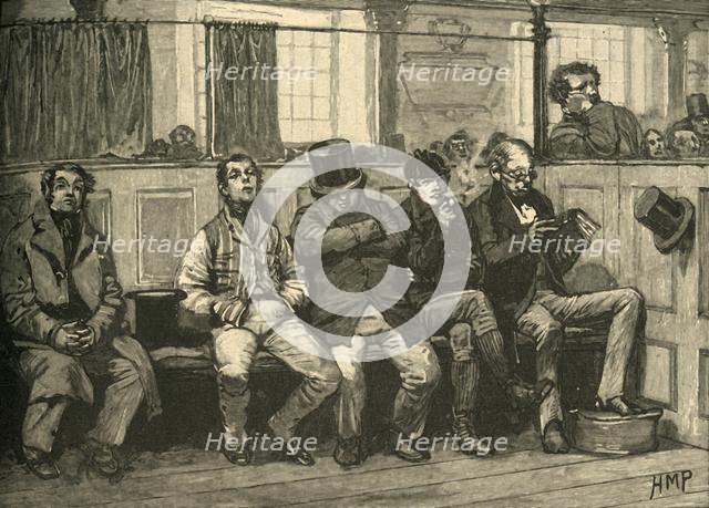 Chartists at church, c1839 (c1890). Creator: Unknown.