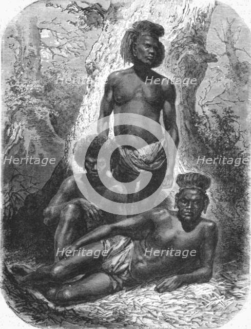 'Group of Kanaks; Some Account of New Caledonia', 1875. Creator: Unknown.