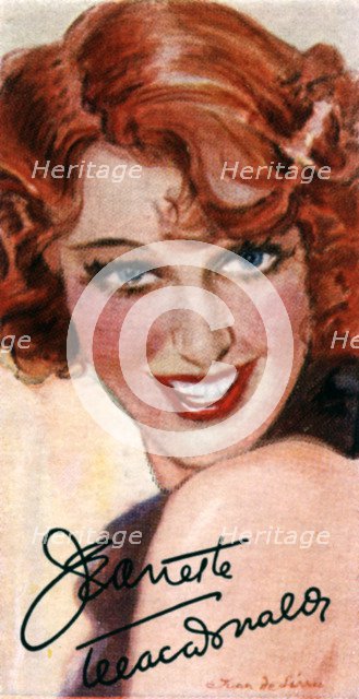 Jeanette MacDonald, (1903-1965), singer and actress, 20th century. Artist: Unknown