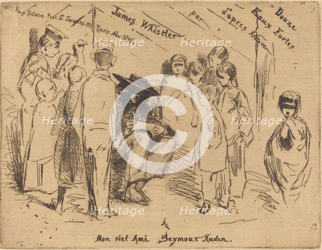 The Title Page for "Douze Eaux Fortes d'après Nature", 1858. Creator: James Abbott McNeill Whistler.