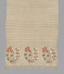 Towel, Turkey, 19th century. Creator: Unknown.