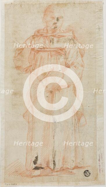 Standing Monk Holding Host and Palen, n.d. Creators: Lodovico Carracci, Simone Cantarini, Bartolomeo Cesi.
