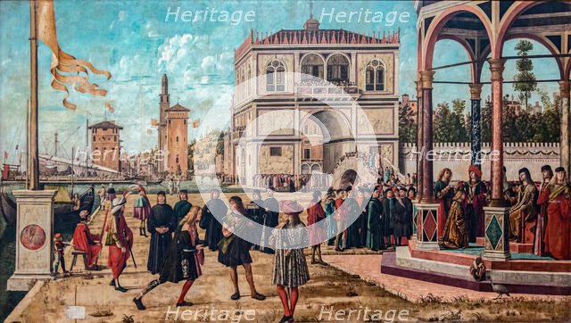 Return of the Ambassadors (The Legend of Saint Ursula), 1495-1500. Creator: Carpaccio, Vittore (1460-1526).