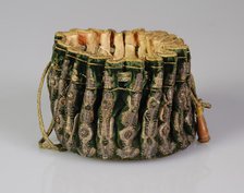 Gaming purse, French, late 17th century. Creator: Unknown.