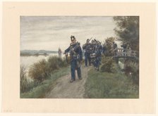 Infantry patrol, 1868-1933. Creator: Jan Hoynck van Papendrecht.