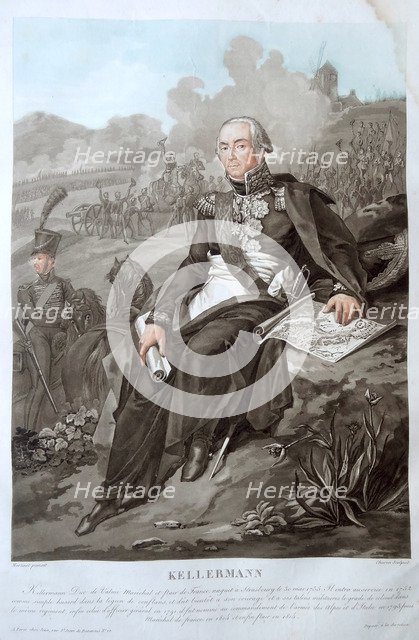 François Christophe Kellermann (1735-1820), Duc de Valmy , 1790s.