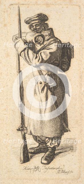 The Russian Infantryman, 1815. Creator: Johann Christian Erhard.
