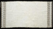 Needlepoint (Reticella) and Bobbin Lace Cloth, 16th century. Creator: Unknown.