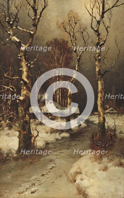 Thaw. Artist: Klever, Juli Julievich (Julius), von (1850-1924)