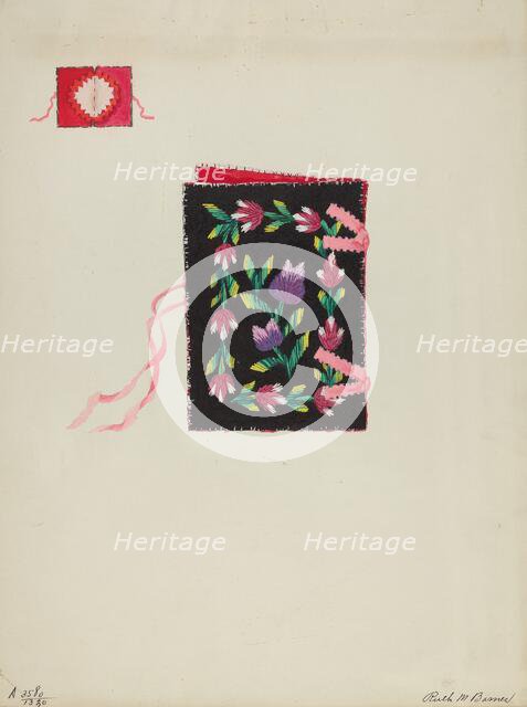 Needle Book, 1935/1942. Creator: Ruth M. Barnes.