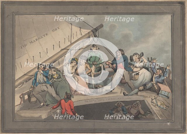 The Margate Hoy, January 12, 1795. Creator: Charles Catton the Younger.