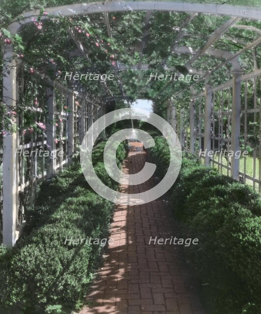 "Philipland," Philip Laird house, 42 The Strand, New Castle, Delaware, 1928. Creator: Frances Benjamin Johnston.