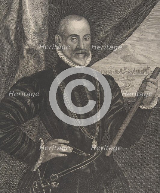 Francisco Valdes, Spanish Commander, from the series Quatuor Personae..., 1649. Creator: Pieter Soutman.