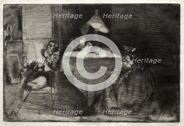 The Music Room. Creator: James McNeill Whistler (American, 1834-1903).