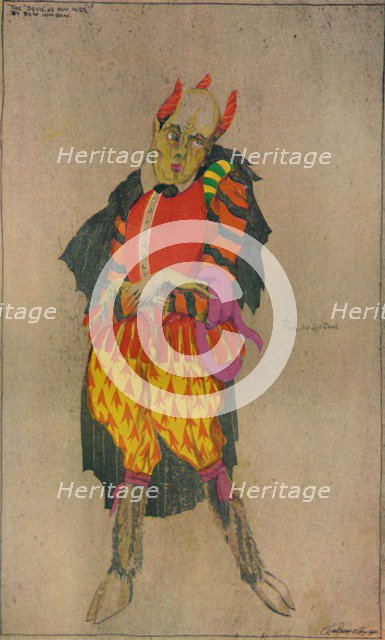 'Design for Costume in Ben Jonson's The Devil is an Ass, c1927. Artist: Claud Lovat Fraser.