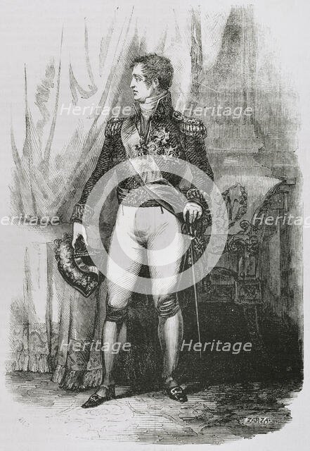 Joseph I Bonaparte, (1768-1844), King of Naples, (1806-1808) and king of Spain (1808-1813), 1853.  Creators: Bernardo Rico, Eusebio Zarza.