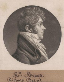 Richard Brent, 1803. Creator: Charles Balthazar Julien Févret de Saint-Mémin.