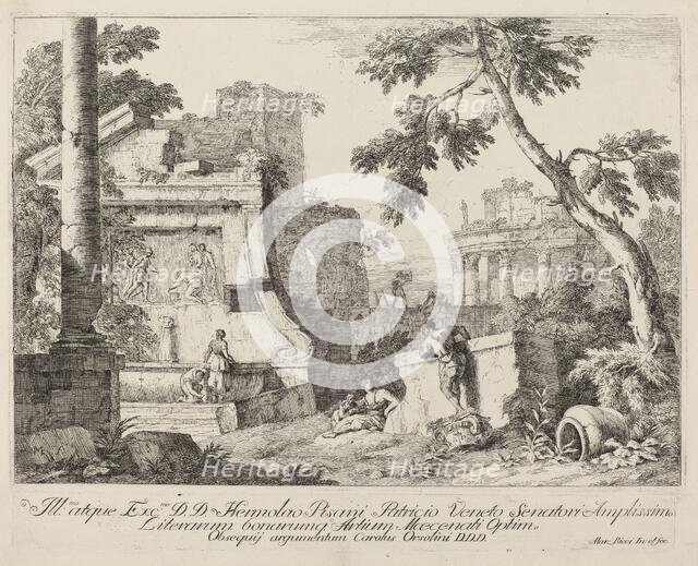 Landscape with Ruins. Creator: Marco Ricci.