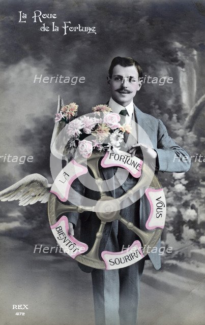 'La Roue de la Fortune', ( the Wheel of Fortune), 1906. Artist: Unknown