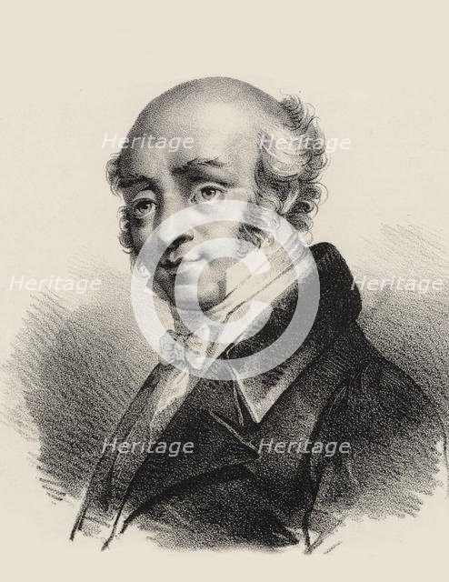 Portrait of the composer Giovanni Battista Viotti (1755-1824), ca 1820. Creator: Ducarme, Pierre François (active End of 18th - Early 19th cen.).