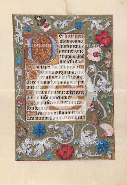 Hours of Queen Isabella the Catholic, Queen of Spain: Fol. 116r, c. 1500. Creator: Master of the First Prayerbook of Maximillian (Flemish, c. 1444-1519); Associates, and.