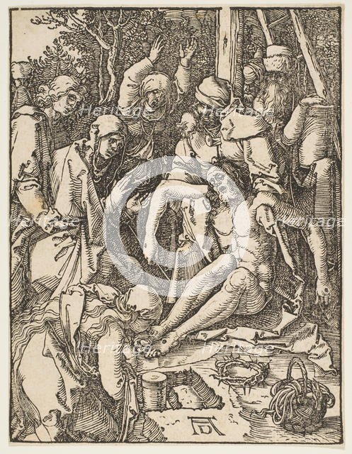 The Lamentation, from The Small Passion, ca. 1509. Creator: Albrecht Durer.