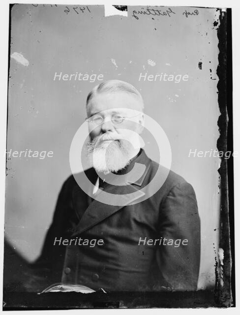 Professor Richard Jordan Gatling, between 1870 and 1880. Creator: Unknown.