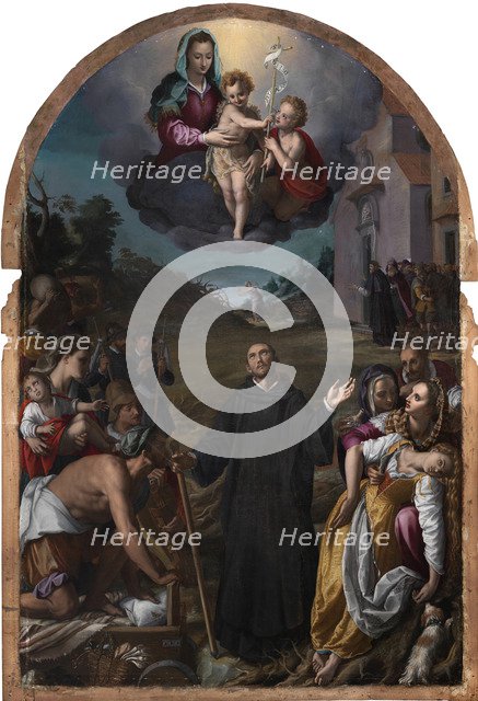 Miracles of Saint Fiacre, c. 1596.