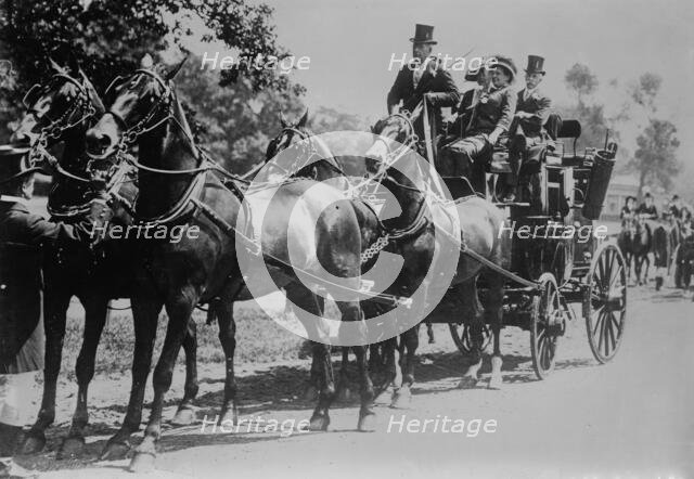 W.H. Moore & 4-in-hand, between c1910 and c1915. Creator: Bain News Service.