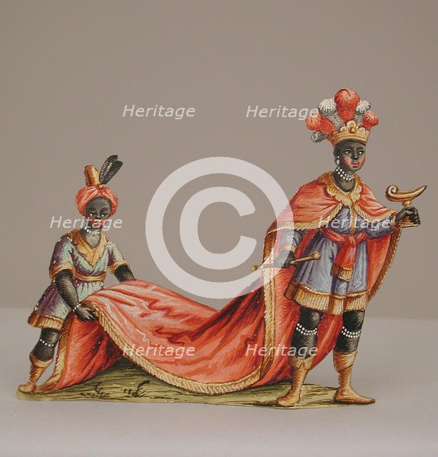 Magus with Moorish Attendant, 18th century. Creator: Unknown.