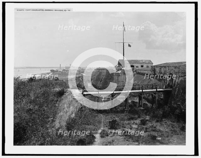 Fort Charlotte, Nassau, Bahama Islds., c1901. Creator: William H. Jackson.