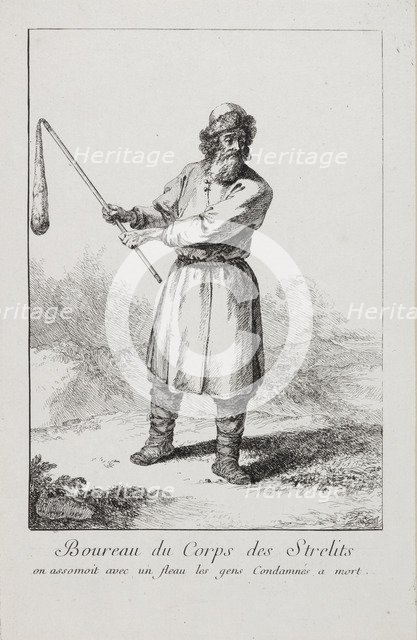 Executioner of the Streltsy regiment, 1764.