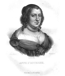 Anne of Austria, (c1820-1840). Creator: ZÃ©phirin FÃ©lix Jean Marius Belliard.