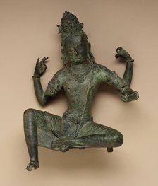 The Hindu God Shiva, From an Uma-Maheshvara pair, 11th century. Creator: Unknown.