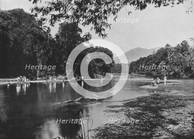 'River at Ratnapura', c1890, (1910). Artist: Alfred William Amandus Plate.