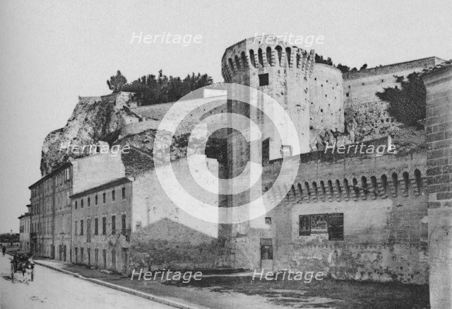 'Avignon. - The Rocks and Doms and the Ramparts', c1925. Artist: Unknown.