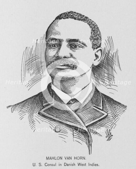 Mahlon Van Horn; U.S. Consul in Danish West Indies, 1902. Creator: J. H. Cunningham.