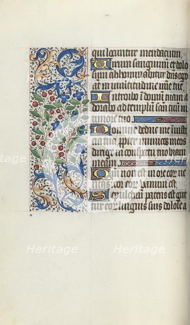 Book of Hours (Use of Rouen): fol. 52v, c. 1470. Creator: Master of the Geneva Latini (French, active Rouen, 1460-80).