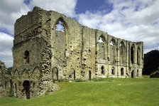 Dining hall from the south, Easby Abbey, North Yorkshire, 2000. Artist: Unknown