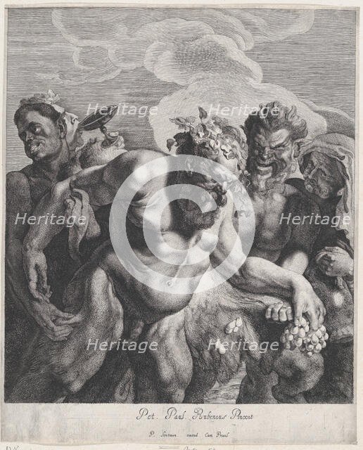 Drunken Silenus, 1630-57. Creators: Jonas Suyderhoef, Pieter Soutman.