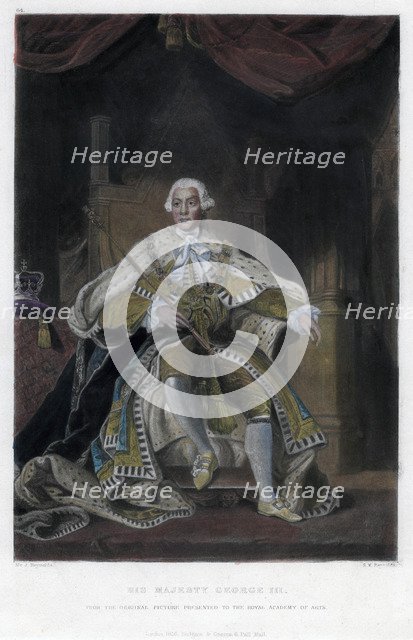 George III, King of Great Britain and Ireland, (1836). Artist: Samuel William Reynolds