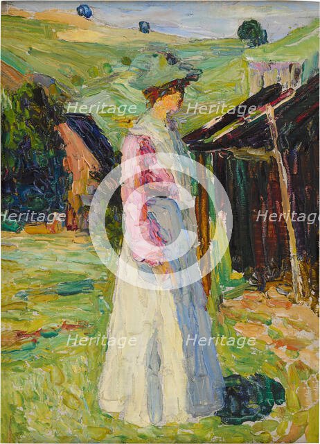 Kochel, Gabriele Münter, 1902. Creator: Kandinsky, Wassily Vasilyevich (1866-1944).