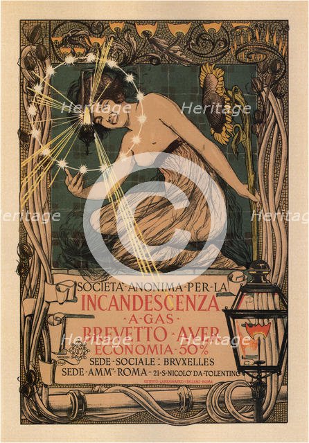 Incandescenza company, 1895. Artist: Mataloni, Giovanni (1869-1944)