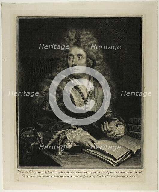 Pierre de Montarsis, 1692. Creator: Gerard Edelinck.
