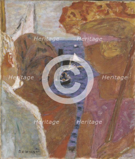 The Conversation in Arcachon. Artist: Bonnard, Pierre (1867-1947)