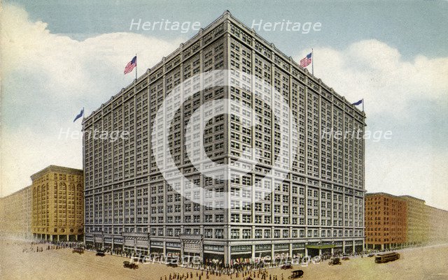 Famous-Barr department store, St Louis, Missouri, USA, 1913. Artist: Unknown