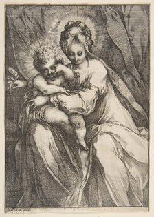 Madonna with a Rose, 1595-1616. Creator: Jacques Bellange.